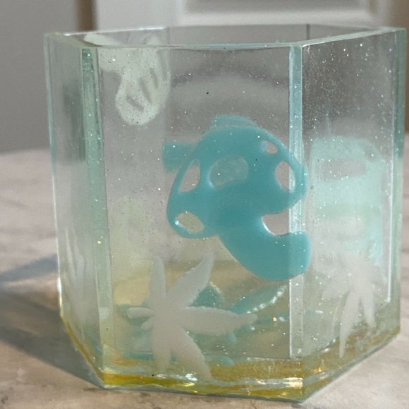 Glow in the Dark Mushroom and Cannabis Leaf Handmade Planter, Desktop Pen Holder - Picture 2 of 8